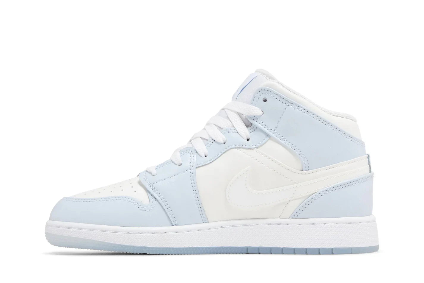 Air Jordan 1 Mid Glitter Swoosh Azul