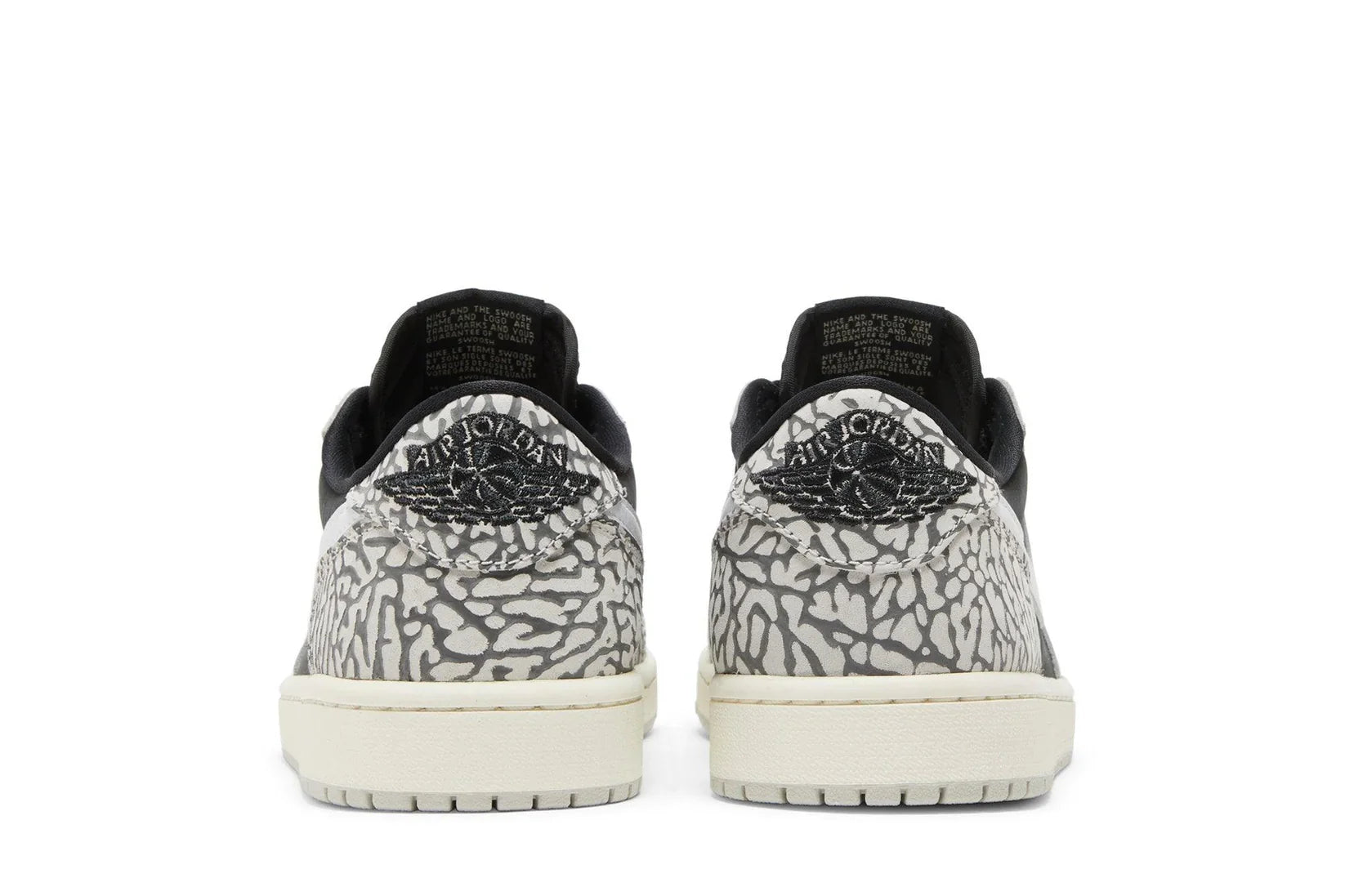Air Jordan 1 Retro Low OG 'Black Cement' Preto