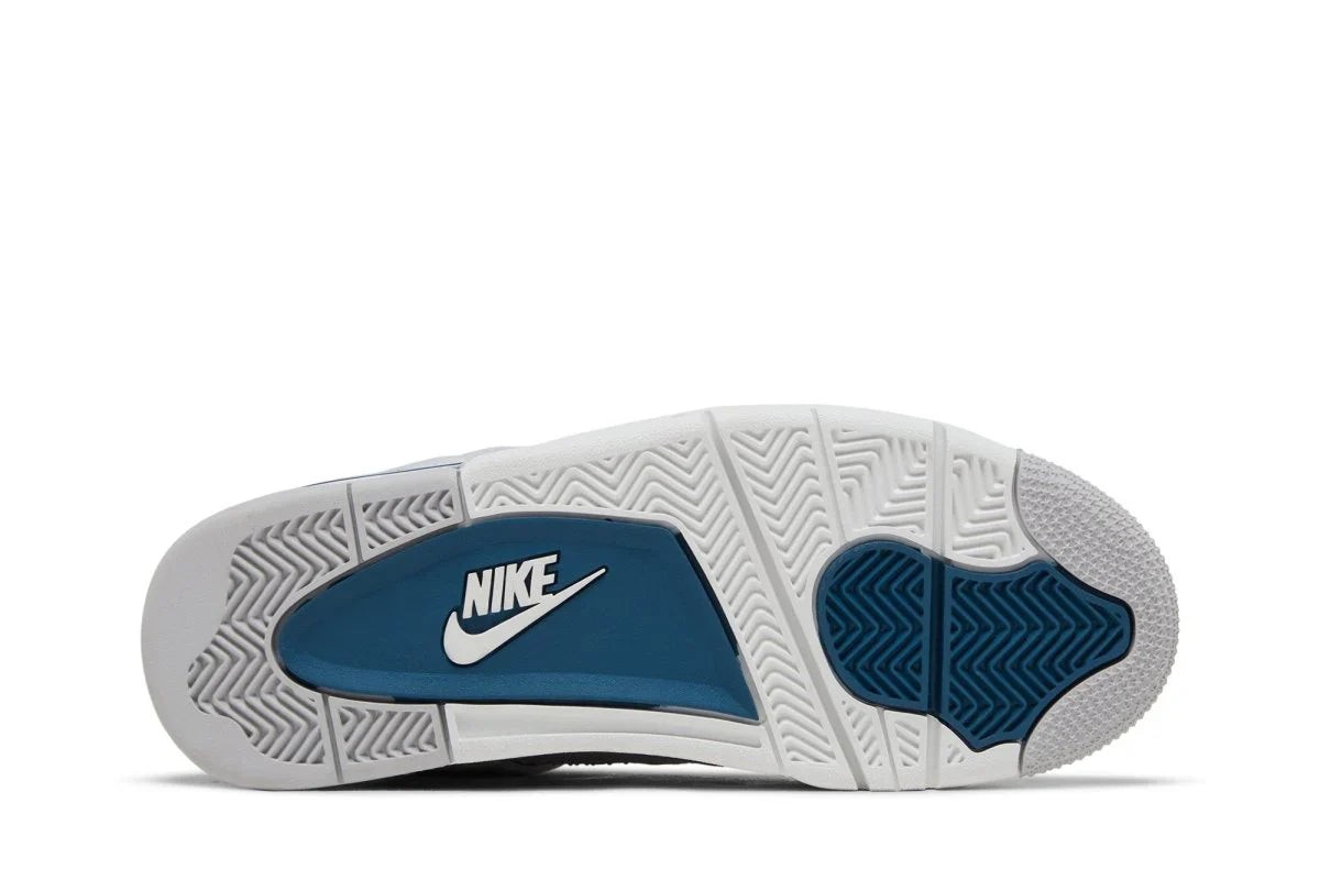 Air Jordan 4 Retro Military Blue Branco