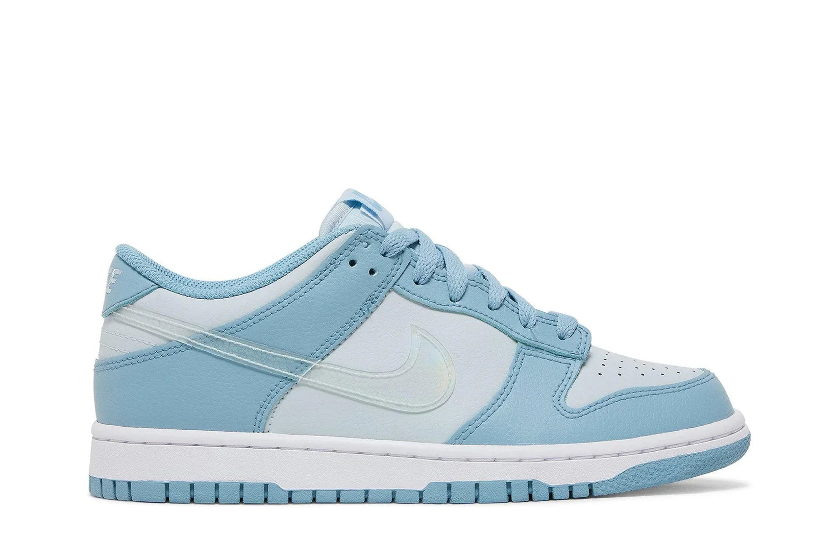 Nike Dunk Low Blue Clear Swoosh Azul