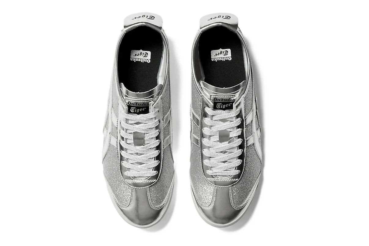Onitsuka Tiger Mexico 66 Glitter Pack Pure Silver Prateado