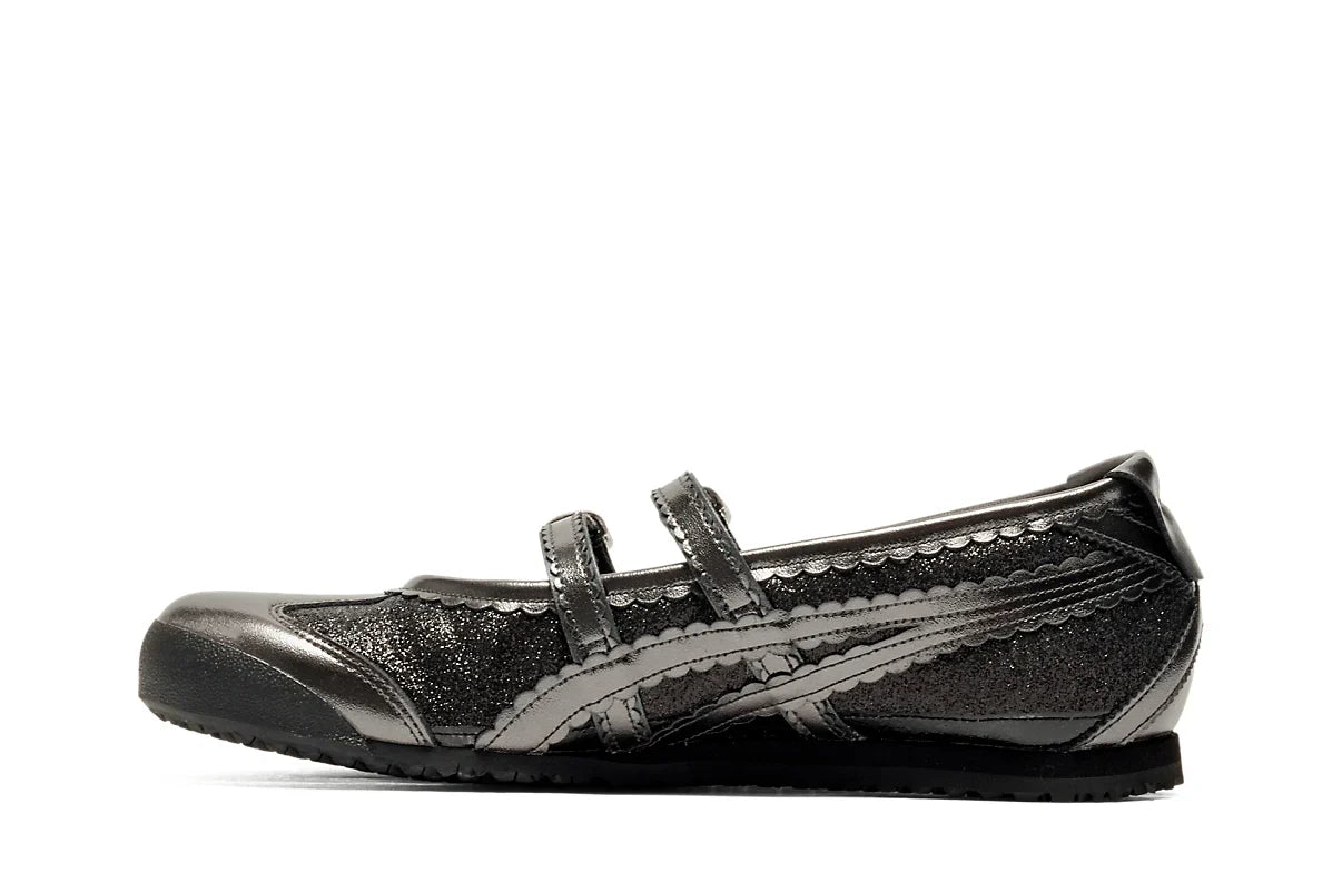 Onitsuka Tiger Mexico 66 TGRS Black/Gunmetal Glitter Pack Preto